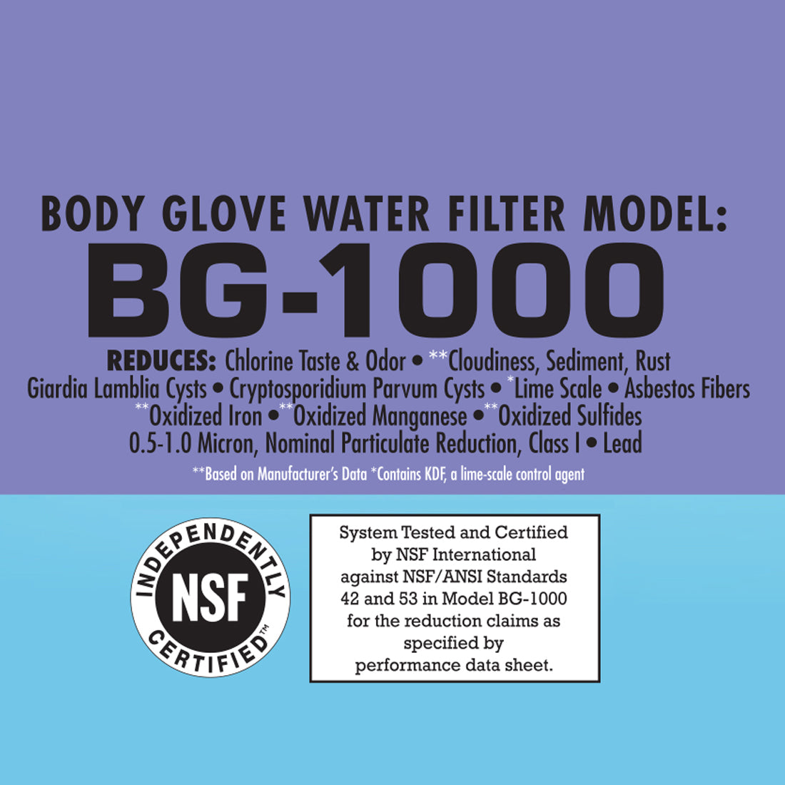 Water Inc. BG System 1000