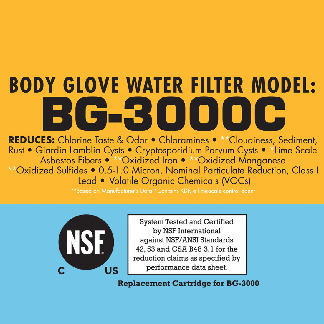 BG-3000C Replacement Filter Cartridge